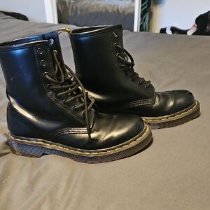 Dr. Martens Black Leather Boots